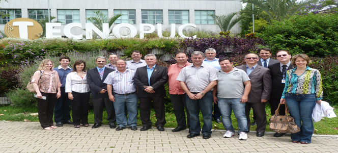 Grupo de Santo Ângelo visita o TecnoPUC Grupo de Santo Ângelo visita o TecnoPUC